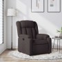 Sillón reclinable de tela marrón oscuro en Sillones | Comprar online en Foru.es