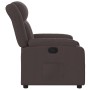 Sillón reclinable de tela marrón oscuro en Sillones | Comprar online en Foru.es