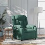 Sillón reclinable de tela verde oscuro en Sillones | Comprar online en Foru.es