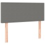Cama box spring con colchón y LED tela gris oscuro 90x190 cm de vidaXL, Camas y somieres - Ref: Foro24-3132958, Precio: 304,8...