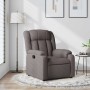 Sillón reclinable de tela gris taupe en Sillones | Comprar online en Foru.es