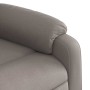 Sillón reclinable de tela gris taupe en Sillones | Comprar online en Foru.es
