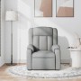 Sillón reclinable de masaje de tela gris claro en Sillones | Comprar online en Foru.es