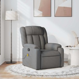 Sillón de masaje reclinable de tela gris oscuro en Sillones | Comprar online en Foru.es