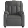 Sillón de masaje reclinable de tela gris oscuro en Sillones | Comprar online en Foru.es