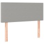 Cama box spring colchón y luces LED tela gris claro 90x200 cm de vidaXL, Camas y somieres - Ref: Foro24-3132965, Precio: 301,...