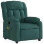 Sillón de masaje reclinable de tela verde oscuro en Sillones | Comprar online en Foru.es