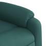 Sillón de masaje reclinable de tela verde oscuro en Sillones | Comprar online en Foru.es