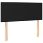 Cama box spring con colchón LED tela negro 100x200 cm de vidaXL, Camas y somieres - Ref: Foro24-3132975, Precio: 308,05 €, De...