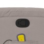 Sillón de masaje reclinable de tela gris taupé en Sillones | Comprar online en Foru.es