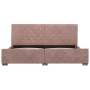 Estructura de cama de terciopelo rosa 180x200 cm de vidaXL, Camas y somieres - Ref: Foro24-286828, Precio: 316,60 €, Descuent...