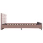 Estructura de cama de terciopelo rosa 180x200 cm de vidaXL, Camas y somieres - Ref: Foro24-286828, Precio: 316,60 €, Descuent...