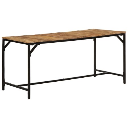 Mesa de comedor madera maciza de mango sin tratar 160x80x75 cm en Mesas de comedor | Comprar online en Foru.es