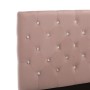Estructura de cama de terciopelo rosa 180x200 cm de vidaXL, Camas y somieres - Ref: Foro24-286828, Precio: 316,60 €, Descuent...