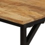 Mesa de comedor madera maciza de mango sin tratar 160x80x75 cm en Mesas de comedor | Comprar online en Foru.es