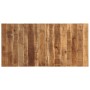 Mesa de comedor madera maciza de mango rugosa 180x90x75 cm en Mesas de comedor | Comprar online en Foru.es