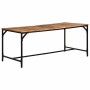 Mesa de comedor madera maciza de mango rugosa 180x90x75 cm en Mesas de comedor | Comprar online en Foru.es