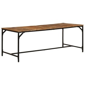 Mesa de comedor madera maciza de mango rugosa 200x100x75 cm en Mesas de comedor | Comprar online en Foru.es
