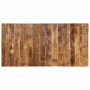 Mesa de comedor madera maciza de mango rugosa 200x100x75 cm en Mesas de comedor | Comprar online en Foru.es