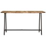 Mesa de comedor madera maciza de mango 140x70x75 cm en Mesas de comedor | Comprar online en Foru.es
