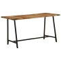 Mesa de comedor madera maciza de mango 140x70x75 cm en Mesas de comedor | Comprar online en Foru.es