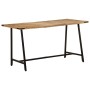 Mesa de comedor madera maciza de mango 140x70x75 cm en Mesas de comedor | Comprar online en Foru.es