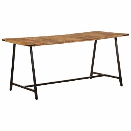 Mesa de comedor madera maciza de mango 160x80x75 cm en Mesas de comedor | Comprar online en Foru.es