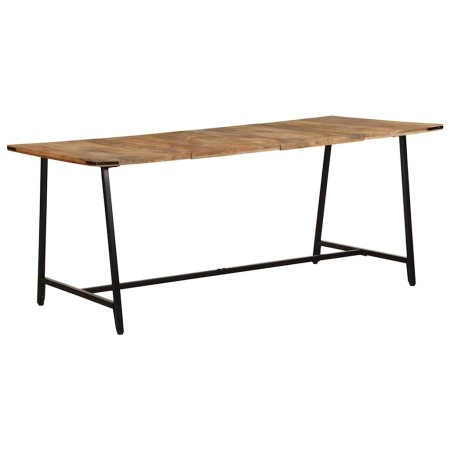 Mesa de comedor madera maciza de mango 180x90x75 cm en Mesas de comedor | Comprar online en Foru.es