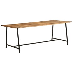 Mesa de comedor madera maciza de mango 200x100x75 cm en Mesas de comedor | Comprar online en Foru.es