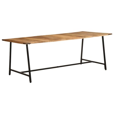 Mesa de comedor madera maciza de mango 200x100x75 cm en Mesas de comedor | Comprar online en Foru.es