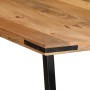 Mesa de comedor madera maciza de mango 200x100x75 cm en Mesas de comedor | Comprar online en Foru.es