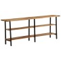 Mesa consola de madera maciza de mango 180x35x70 cm en Mesas auxiliares | Comprar online en Foru.es