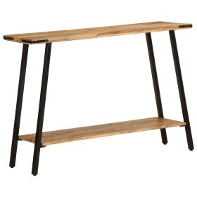 Mesa consola de madera maciza de mango 110x30x75 cm en Mesas auxiliares | Comprar online en Foru.es