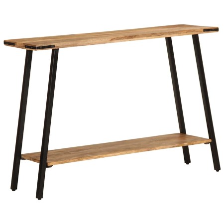 Mesa consola de madera maciza de mango 110x30x75 cm en Mesas auxiliares | Comprar online en Foru.es