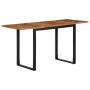 Mesa de comedor 140x70x75 cm madera maciza acacia en Mesas de comedor | Comprar online en Foru.es