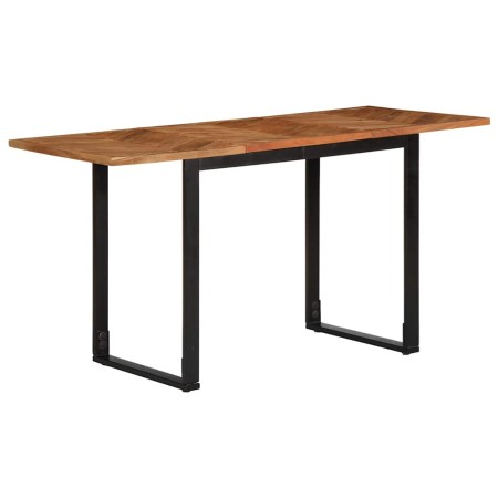 Mesa de comedor 140x70x75 cm madera maciza acacia en Mesas de comedor | Comprar online en Foru.es