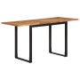 Mesa de comedor 140x70x75 cm madera maciza acacia en Mesas de comedor | Comprar online en Foru.es