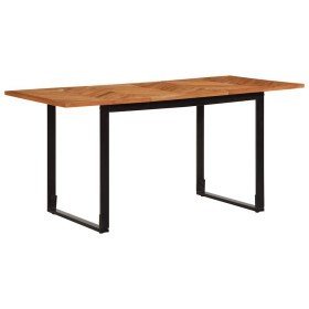 Mesa de comedor 160x80x75 cm madera maciza acacia en Mesas de comedor | Comprar online en Foru.es