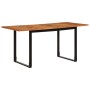 Mesa de comedor 160x80x75 cm madera maciza acacia en Mesas de comedor | Comprar online en Foru.es