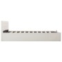 Cama canapé hidráulica cuero sintético blanco 180x200 cm de vidaXL, Camas y somieres - Ref: Foro24-285521, Precio: 353,79 €, ...