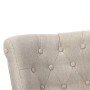 Sillón francés de tela color crema de vidaXL, Sillones - Ref: Foro24-240286, Precio: 123,02 €, Descuento: %