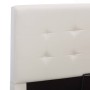 Cama canapé hidráulica cuero sintético blanco 180x200 cm de vidaXL, Camas y somieres - Ref: Foro24-285521, Precio: 353,79 €, ...