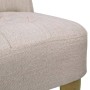 Sillón francés de tela color crema de vidaXL, Sillones - Ref: Foro24-240286, Precio: 123,02 €, Descuento: %