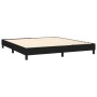 Cama box spring con colchón LED tela negro 180x200 cm de vidaXL, Camas y somieres - Ref: Foro24-3133015, Precio: 573,33 €, De...