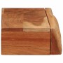 Estantes de pared 2 unidades 60x17x8 cm madera maciza acacia en Estanterías | Comprar online en Foru.es