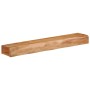 Estantes de pared 2 unidades 80x17x8 cm madera maciza acacia en Estanterías | Comprar online en Foru.es