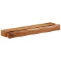 Estantes de pared 2 unidades 80x17x8 cm madera maciza acacia en Estanterías | Comprar online en Foru.es