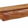 Estantes de pared 2 unidades 80x17x8 cm madera maciza acacia en Estanterías | Comprar online en Foru.es