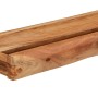Estantes de pared 2 unidades 100x17x8 cm madera maciza acacia en Estanterías | Comprar online en Foru.es