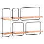 Estantes de pared 5 unidades madera maciza acacia en Estanterías | Comprar online en Foru.es